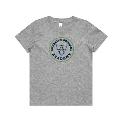 Youth AOA Tee in Athletic Heather