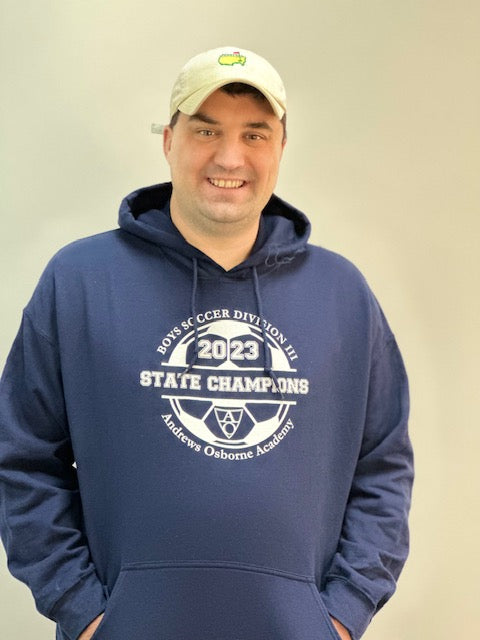 2023 State Champions Boys Soccer Navy Hoodie
