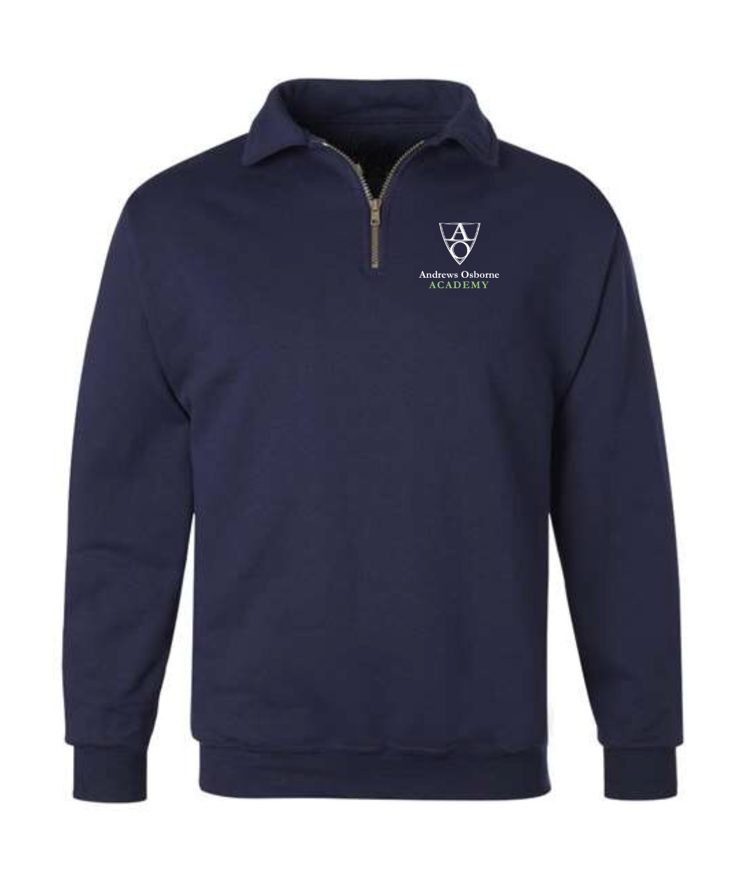 Classic Quarter-Zip Sweatshirt - Unisex in Navy