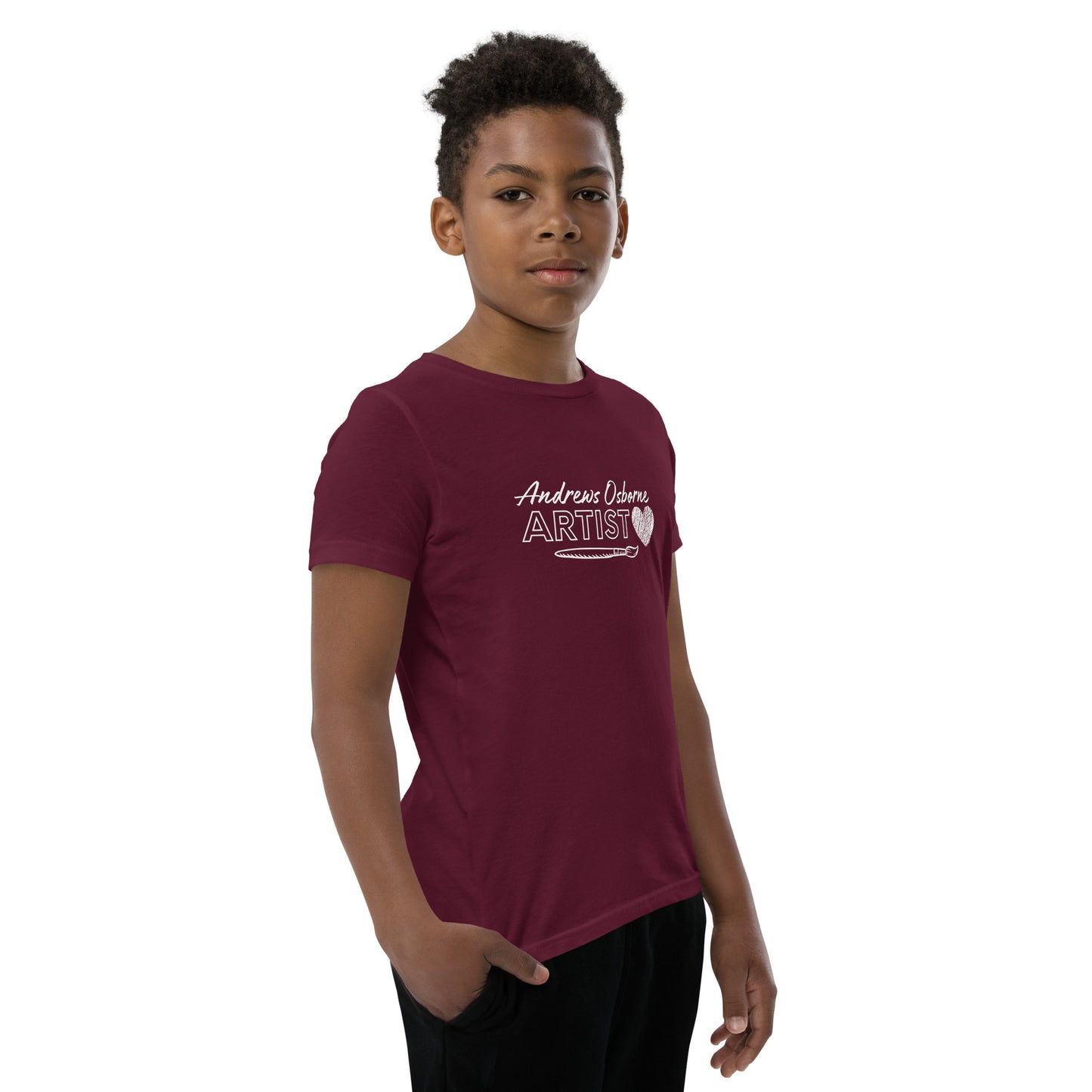 Youth Short Sleeve T-Shirt Andrews Osborne Artist